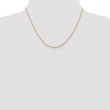14K 14 inch 1.1mm Ropa with Spring Ring Clasp Chain RPA020