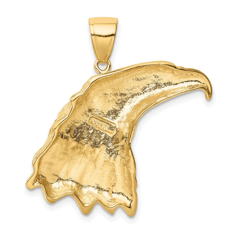 14k Eagle Head Pendant K3280