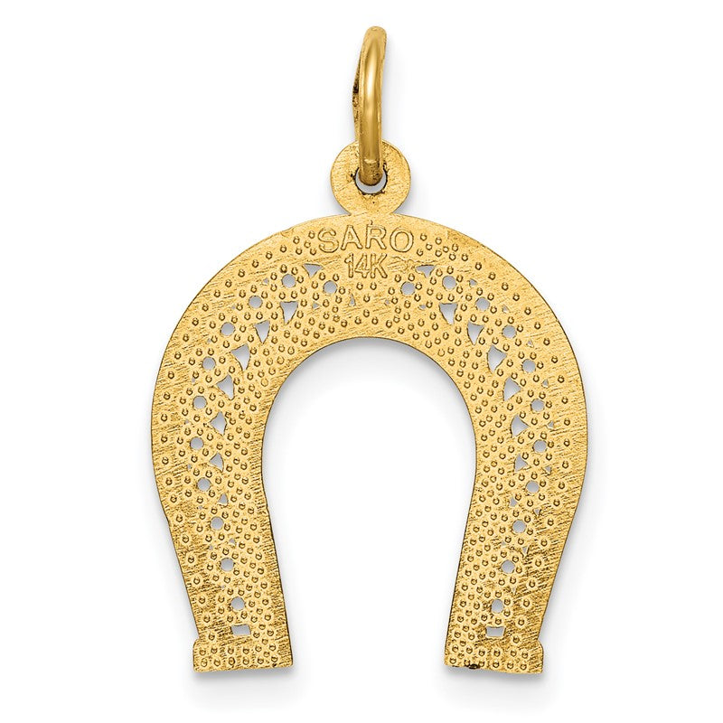 14k Horseshoe Charm C453