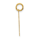 14k Small Polished Number 32 Charm LS32