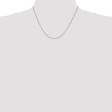 14K 14 inch .7mm Box with Lobster Clasp Chain BOX075