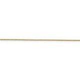 14K 14 inch .7mm Box with Lobster Clasp Chain BOX075