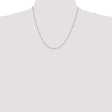 14K 14 inch .7mm Box with Lobster Clasp Chain BOX075