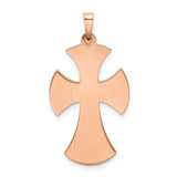14k Polished Cross Pendant XR1585