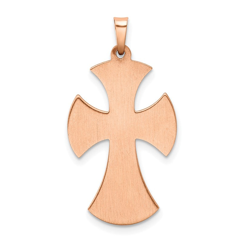 14k Polished Cross Pendant XR1585