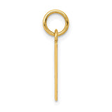 14k Enameled Ace of Spades Card Charm K1874