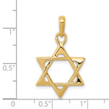 14k Star of David Pendant K2298