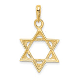 14k Star of David Pendant K2298