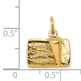 14K 3-D Sardine Can Charm A0290