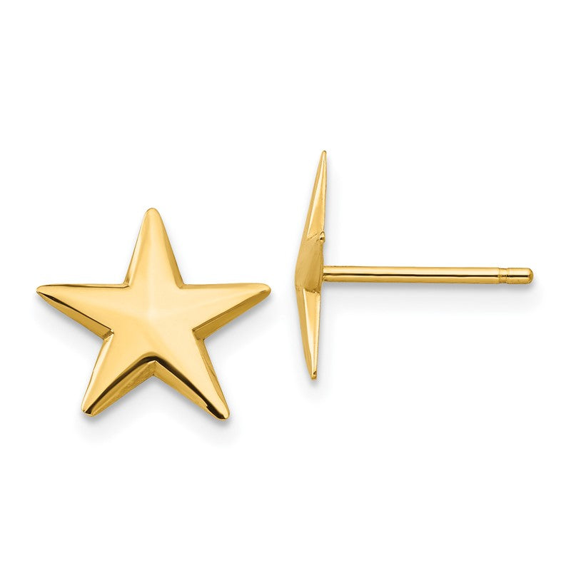 14k Nautical Star Post Earrings TE614