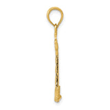 14k Cape Hatteras Lighthouse Pendant D1348
