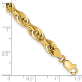 14K 26 inch 5.4mm Semi Solid Rope with Lobster Clasp Chain BC170
