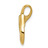 14k Polished Slide Fits up to 2mm Regular/4mm Fancy or Reversible Omega SL294