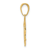 14k Cable Car Pendant K2787