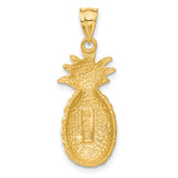 14k Diamond-cut Pineapple Charm C138