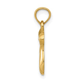14K Polished Chai Pendant C3990