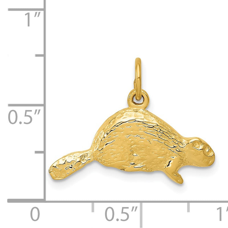 14k Beaver Charm A9225