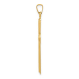14k Polished Latin Cross Pendant XR1562