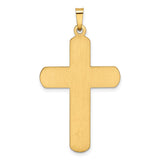 14k Polished Latin Cross Pendant XR1562