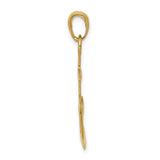 14k Anchor Pendant C3345