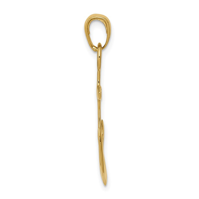 14k Anchor Pendant C3345