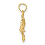 14k Hummingbird Pendant C3472