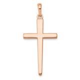 14k Rose Gold Cross Pendant K1159