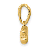 14k Dog Bone Pendant K1980