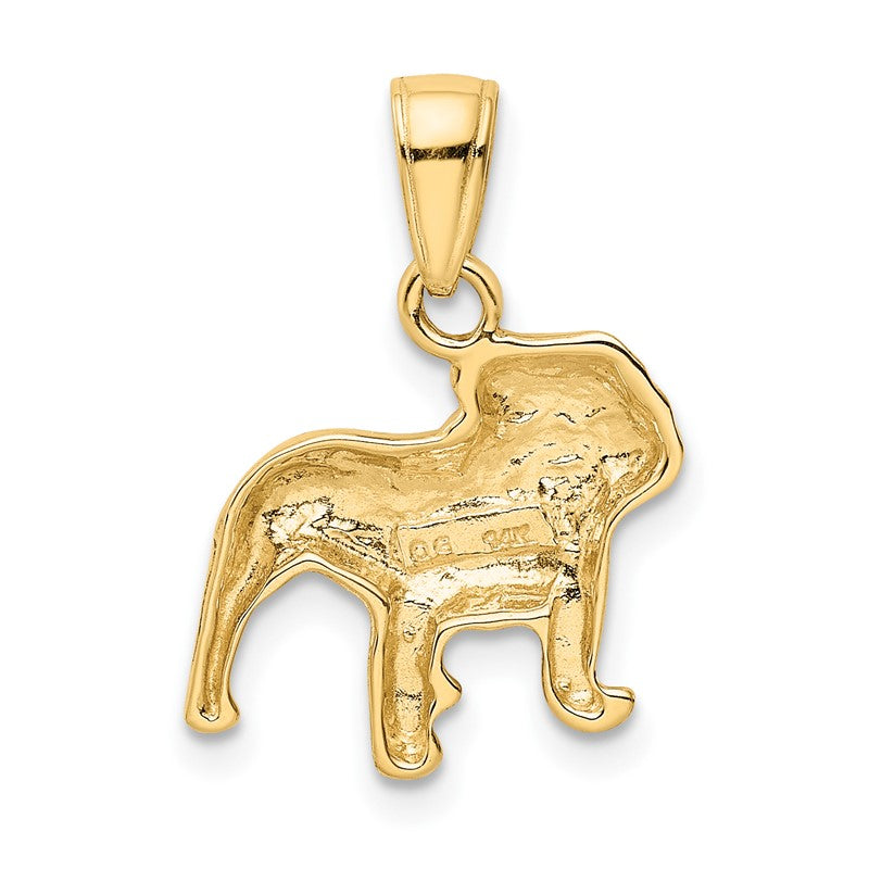 14k Bulldog Pendant K3426