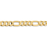 14K 22 inch 8.75mm Concave Open Figaro with Lobster Clasp Chain LFG220