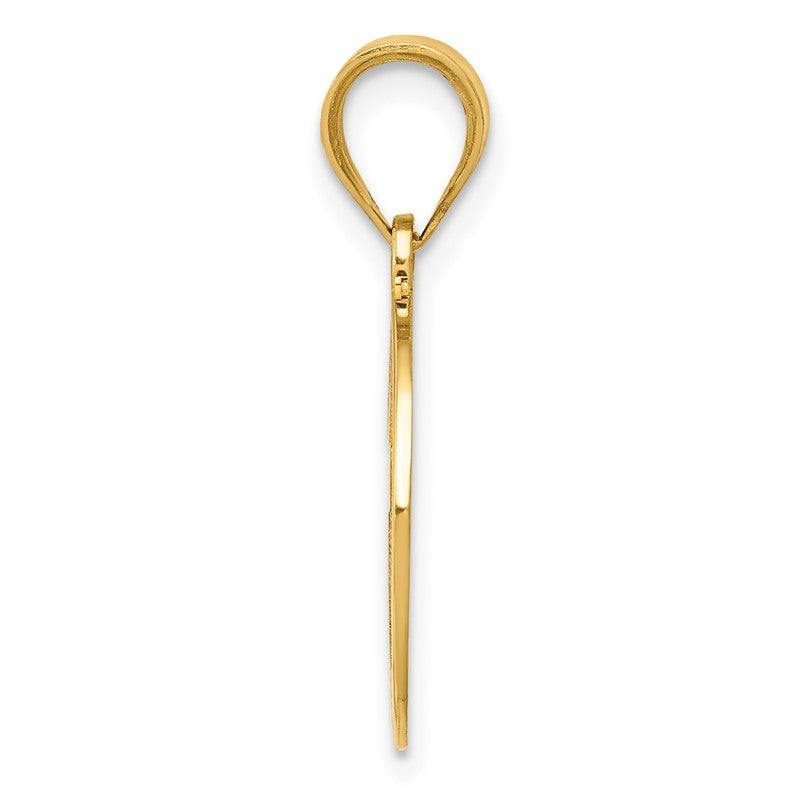 14k Reversible Cross and 1ST HOLY COMMUNION Charm K5085