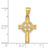 14k Celtic Cross Pendant C1939