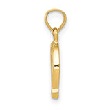 14K Horseshoe Pendant K2741