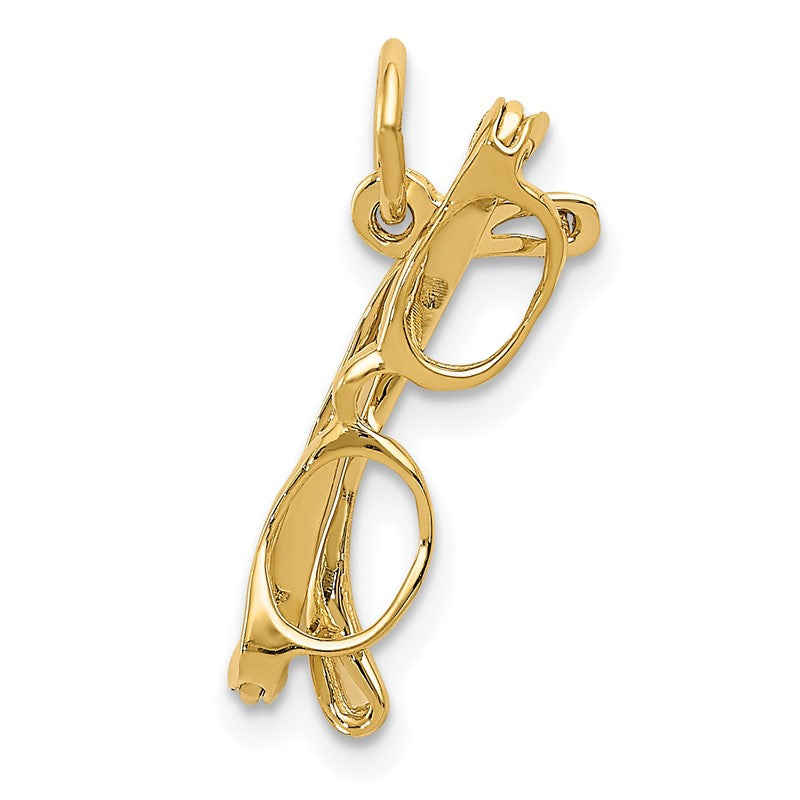 14k 3-D Glasses with Moveable Sides Charm A9139