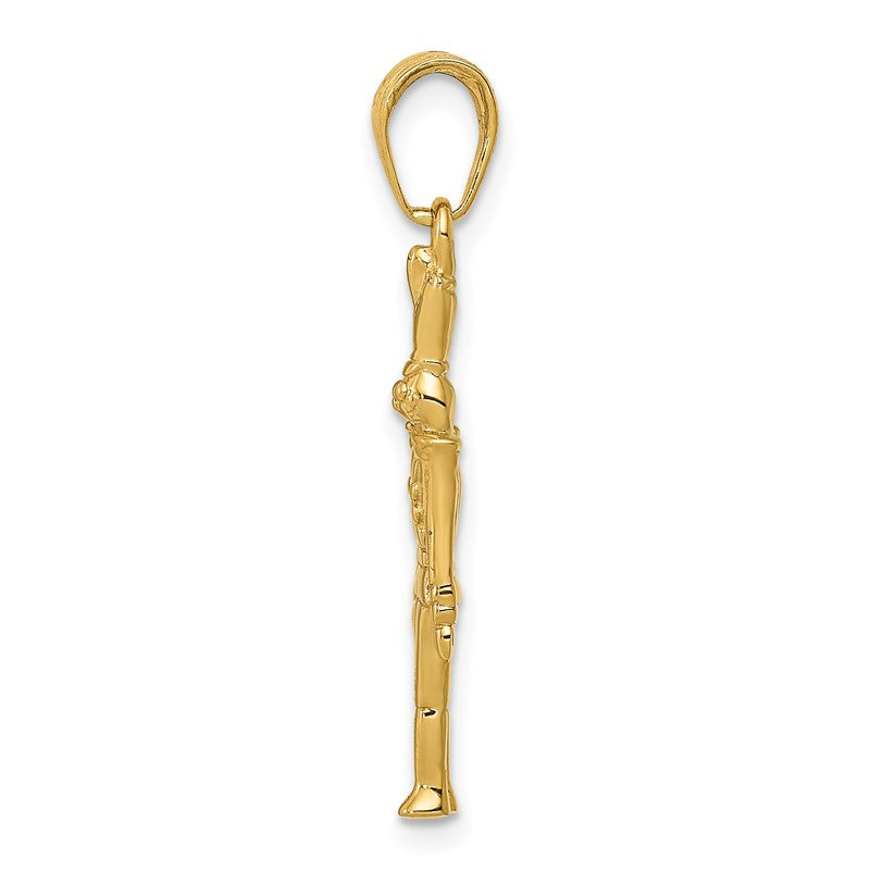 14k Polished 3-D Toy Soldier Pendant C2208