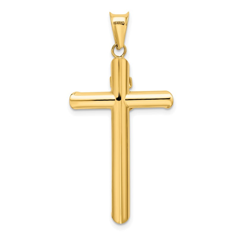 14k Two-Tone Polished Crucifix Pendant K6281