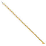 14k Complete 2.86 carat Round AA Diamond 4-prong 7 inch Tennis Bracelet X732AA