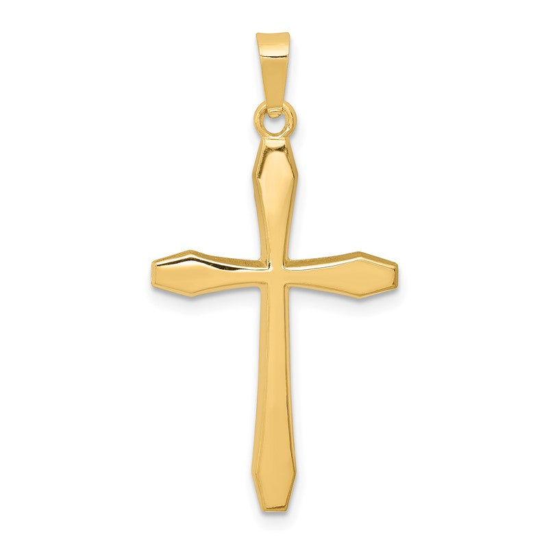 14k Polished Cross Pendant XR1572