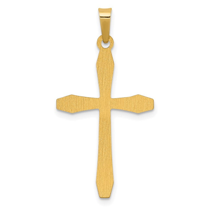 14k Polished Cross Pendant XR1572