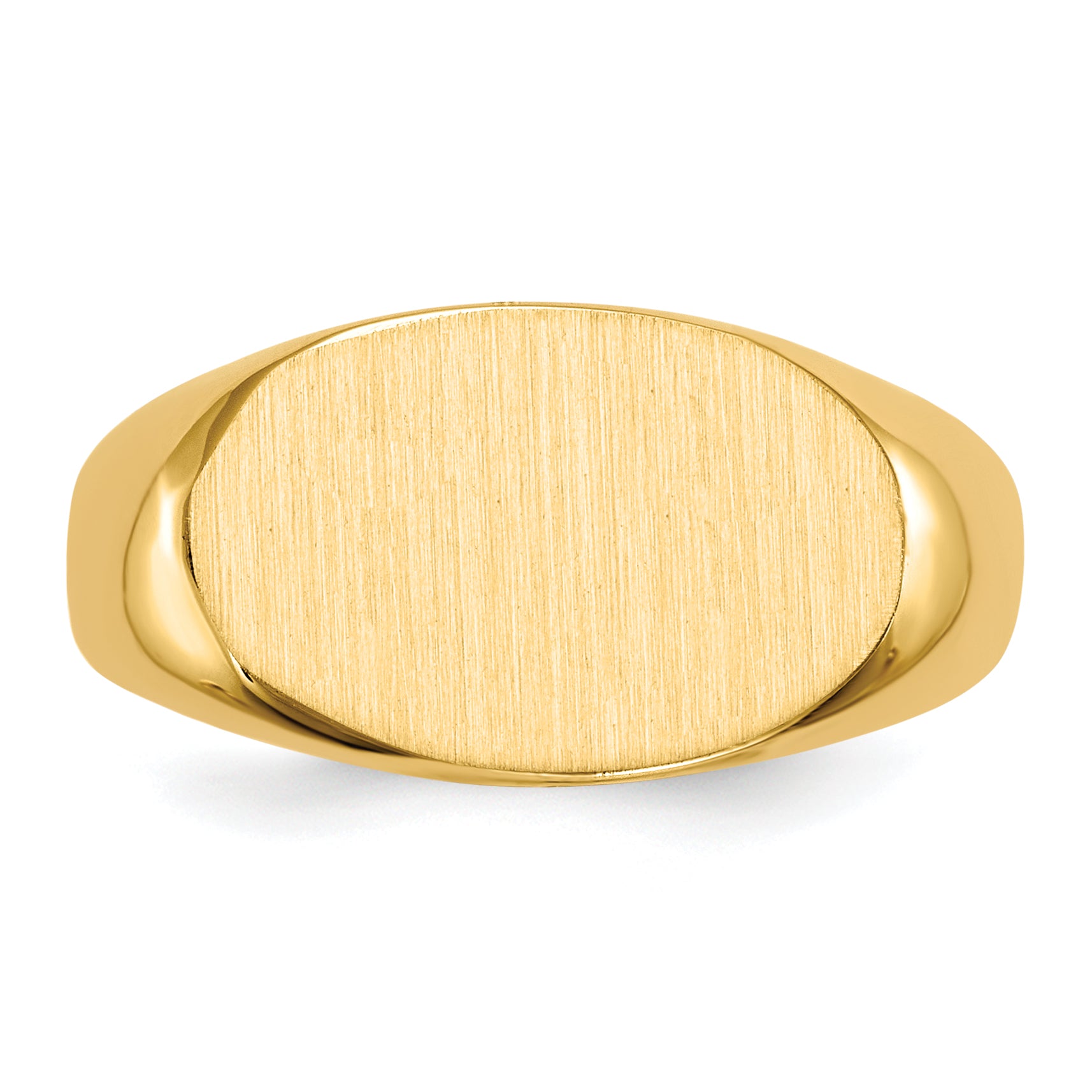 14k 15.0x9.0mm Open Back Signet Ring RS248
