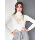 14K 26 inch 3.25mm Diamond-cut Rope with Lobster Clasp Chain 024L