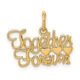 14K TOGETHER FOREVER Charm C1037