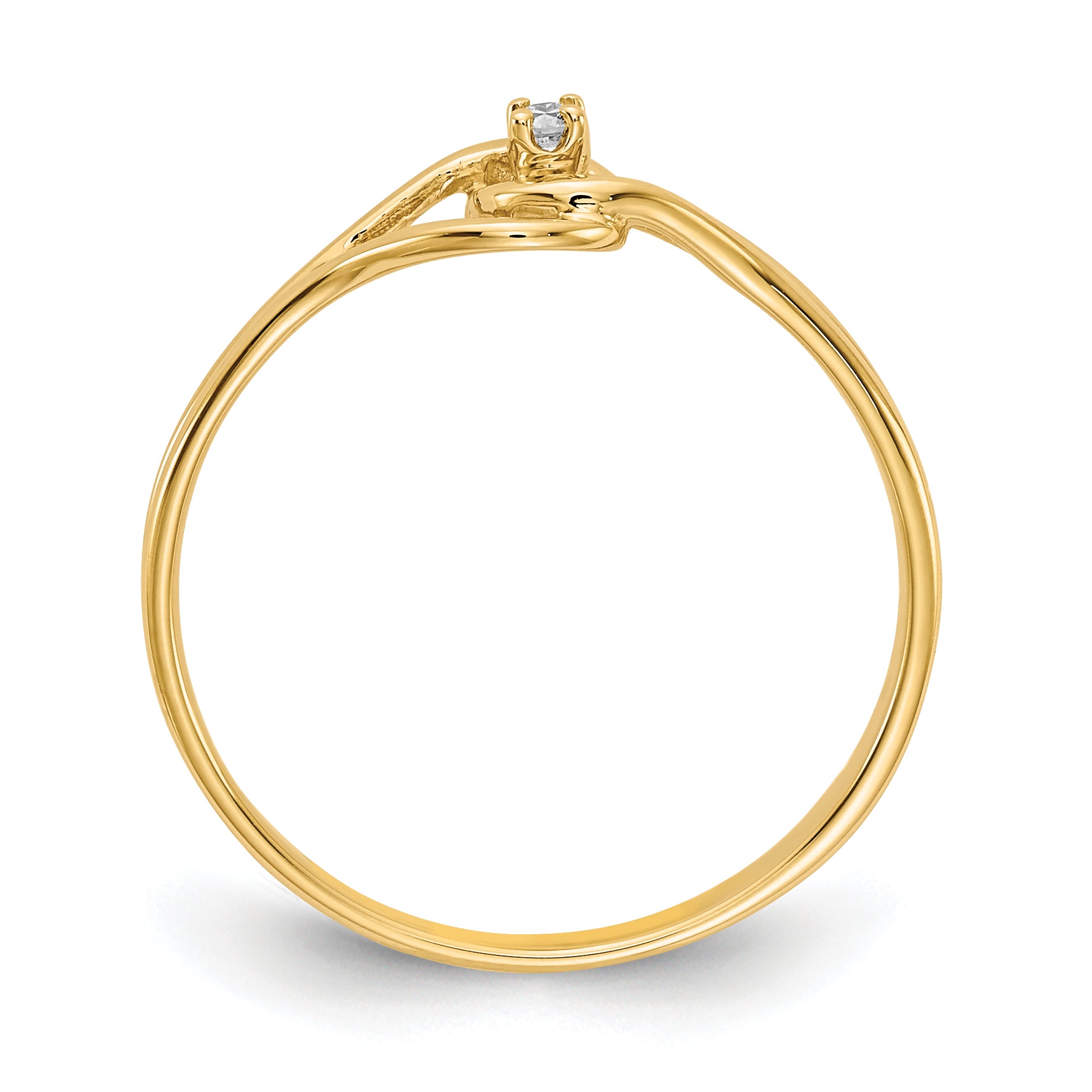 14k Polished A Diamond Fancy Ring X5268A
