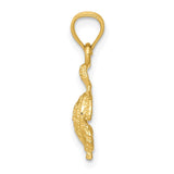 14K Turtle Pendant K3299