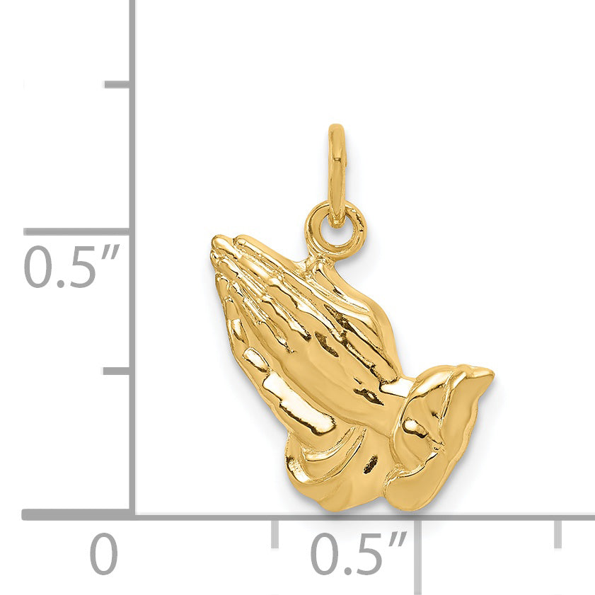 14k Praying Hands Charm A4890