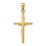 14k INRI Crucifix Pendant C3895