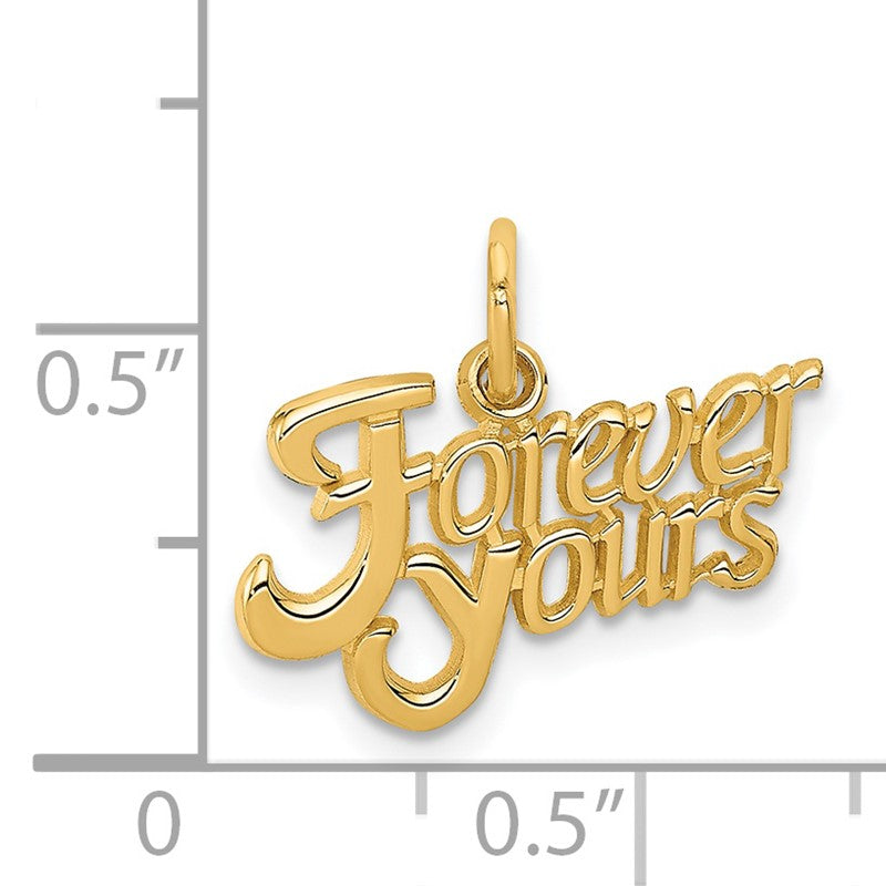 14K FOREVER YOURS Charm C316