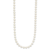 14k 4-5mm White Semi-Round Freshwater Cultured Pearl 12 inch Necklace XF451