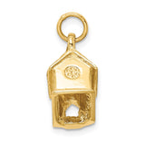 14k 3-D Church Building Charm D987