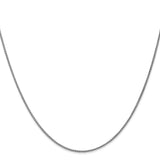 14K White Gold 10 inch 1.25mm Spiga with Lobster Clasp Anklet PEN31